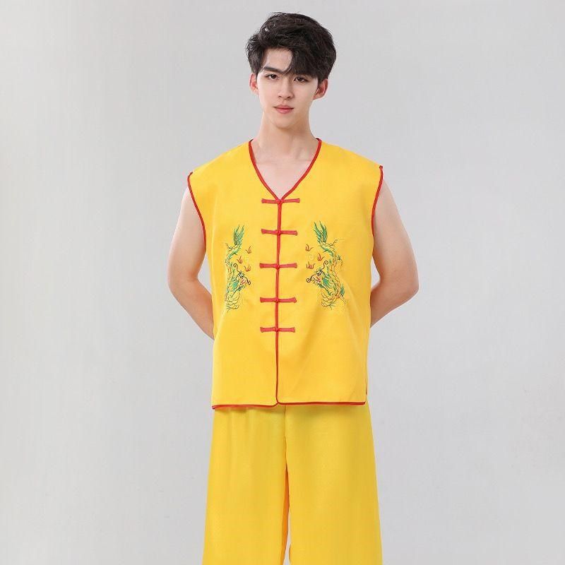 打鼓服中国风舞龙舞狮表演服男女生秧歌服装腰鼓服香客进香团马甲,男装,其他民族服装,淘宝优惠券,粉丝福利购,淘宝优惠卷