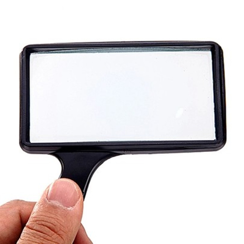10倍阅读款高清玻璃长方形手持式放大镜 阅读看报专用老人放大镜