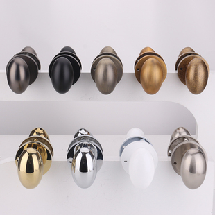 依佰利美式 球形静音卫生间隐形简约把手室内卧室房门锁反锁执手锁