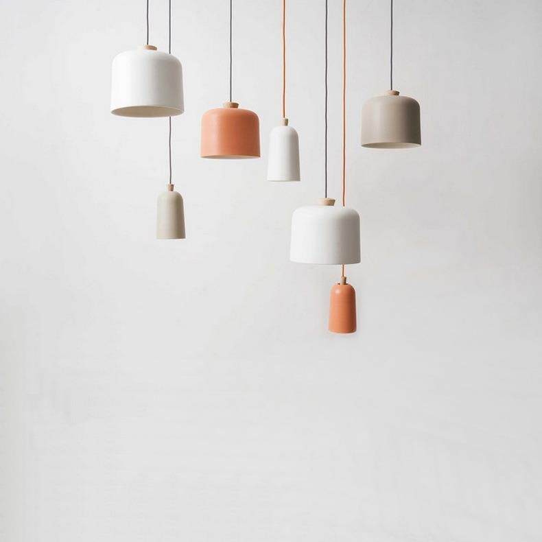 北欧创意个性餐厅吧台灯具单头现代简约实木马卡龙铝材灯罩灯饰