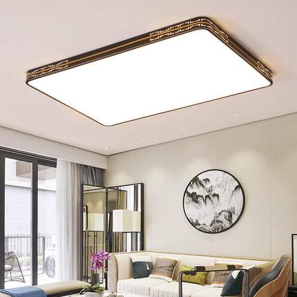 超薄led吸顶灯长方形客厅灯卧室书房灯现代简约餐厅家用灯具智能