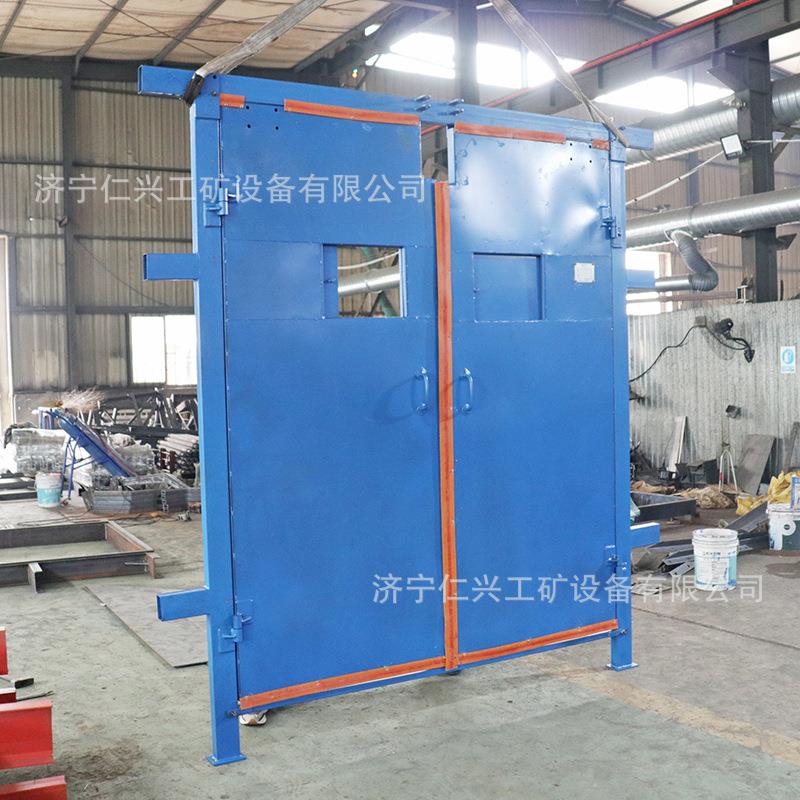 单轨吊无压风门密闭门厂MMB井下全自动高分子矿用4米风门无压风门