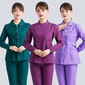 长袖 夏薄冬装 口腔护理急救医生工作服 立领短袖 男女护士服分体套装