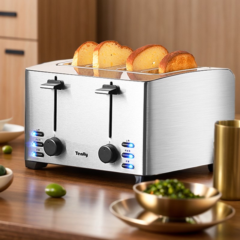 不锈钢烤面包机家用全自动迷你吐司机小型烤吐司早餐机多士炉商用