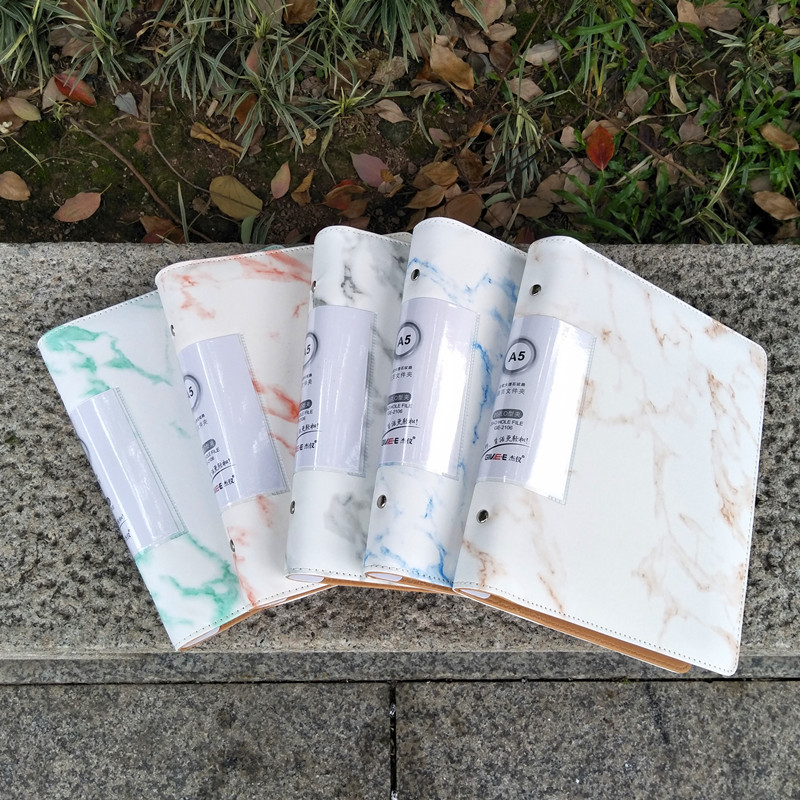 A5文件夹学生装生字卡夹20孔活页夹多层插页袋票据收据单据收纳夹