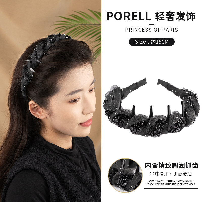 铂瑞珥赫本王妃发箍发箍女高颅顶