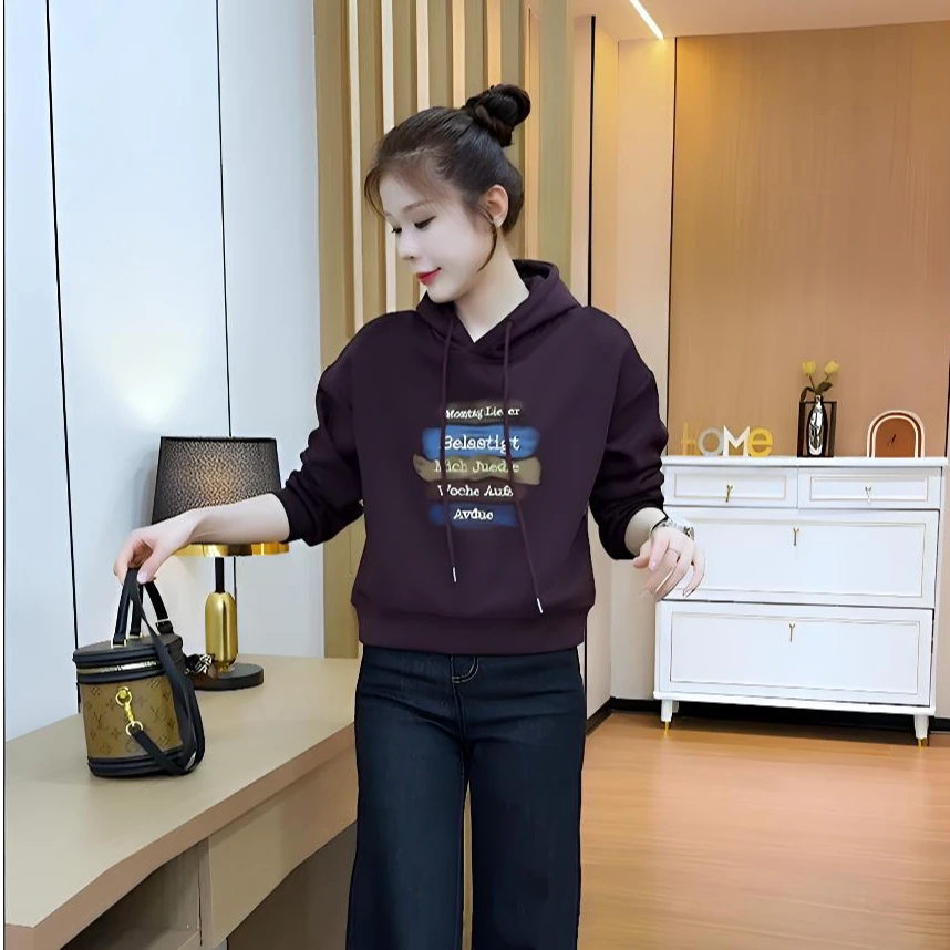 休闲卫衣女2026秋季新款时髦卫衣/绒衫