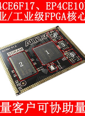 小梅哥 AC601 EP4CE6/EP4CE10 FPGA 核心板 开发板 邮票孔 工业级
