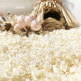 无尘小宠白杨木屑木花刨花垫料 仓鼠金丝熊花枝鸟鹦鹉蛇除臭柔软