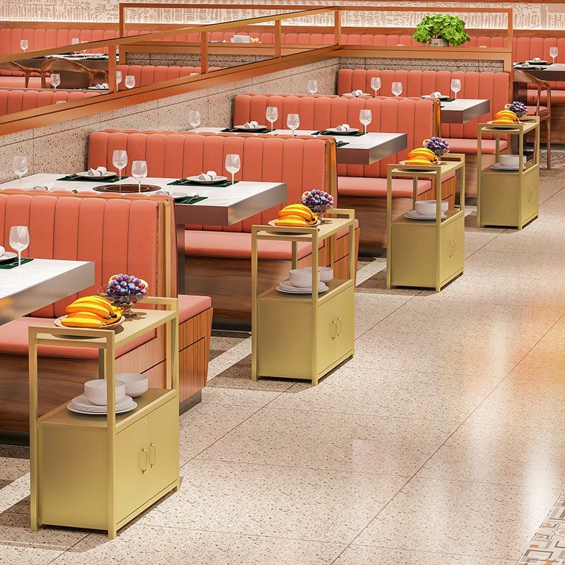 火锅店专用菜架多层厨房放菜品层架饭店商用摆蔬菜盘铁艺置物架子