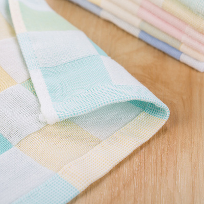 纯棉纱布宝宝口水巾婴幼儿洗脸四方小毛巾儿童手帕小方巾夏季薄款