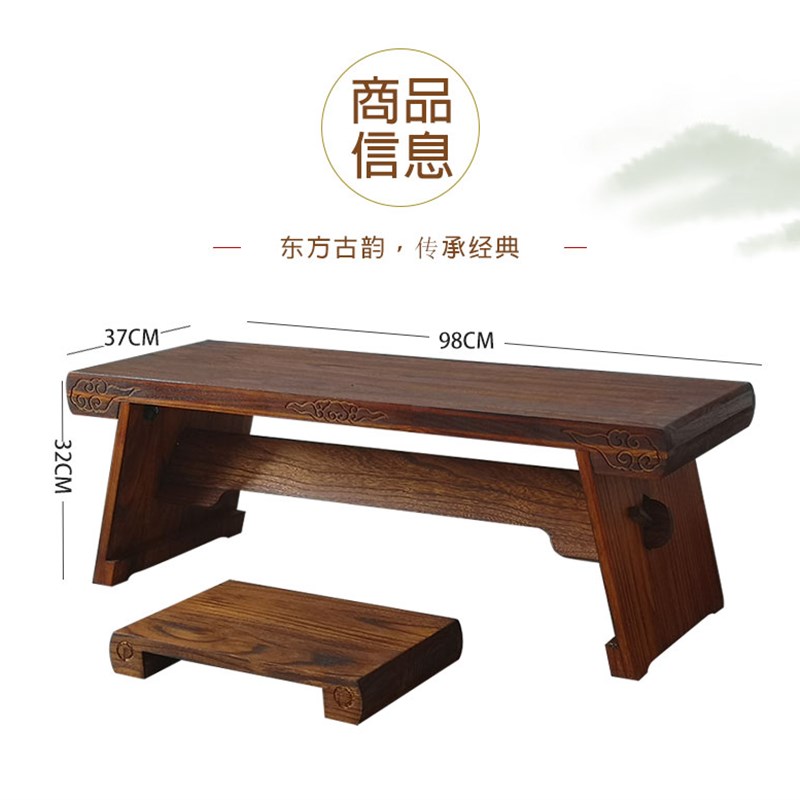 古琴桌凳矮专业实木可拆卸式仿古禅意茶桌中式便携式共鸣箱古琴桌