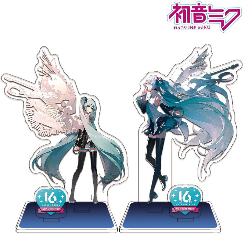 【初yin未来双插大立牌】 VOCALOID虚拟歌手亚克力周边桌面摆件