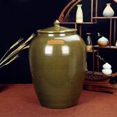 景德镇陶瓷米缸大米桶50斤家用20斤装 储米箱带盖密封防虫防潮水缸