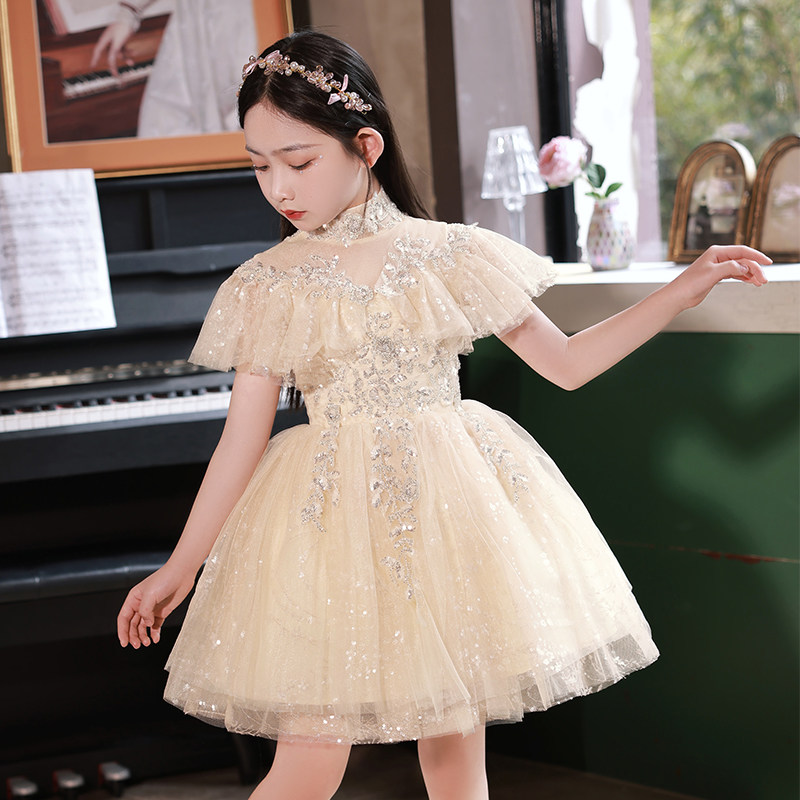 女童晚礼服儿童生日宴公主裙花童婚纱小孩主持人钢琴演奏高端夏季,童装/婴儿装/亲子装,儿童礼服,淘宝优惠券,粉丝福利购,淘宝优惠卷