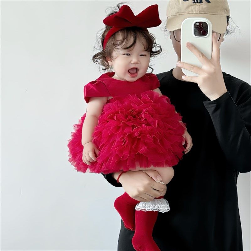 夏装女童周岁礼服公主裙连衣裙女宝生日礼服婚纱裙走秀花童蓬蓬裙,童装/婴儿装/亲子装,儿童礼服,淘宝优惠券,粉丝福利购,淘宝优惠卷