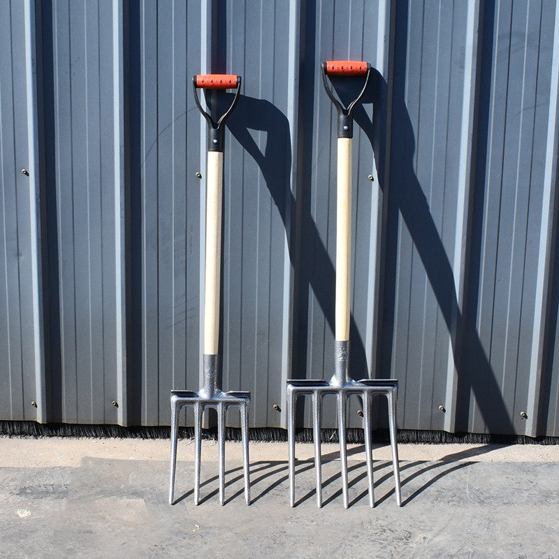 农用锰钢四齿叉子翻地挖土铁锹叉加厚粪叉挖葱姜工具开荒松土农具,农机/农具/农膜,叉,淘宝优惠券,粉丝福利购,淘宝优惠卷