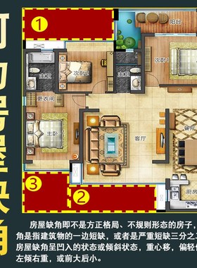 补角牌桃木西北角乾卦坤卦房屋缺角补角艮巽震离兑坎八卦牌挂件