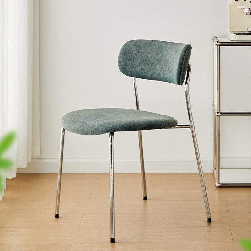 中古餐椅设计师网红款卧室家用靠背椅极简铁艺咖啡厅高档复古椅子