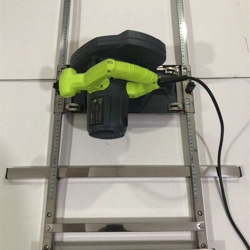 4寸5寸切割机云石机手提7寸电圆锯木板切割神器改装定位架木工具