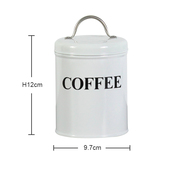 北欧风复古密封罐咖啡罐茶叶罐糖果罐奶粉罐防潮储物罐厨房收纳罐