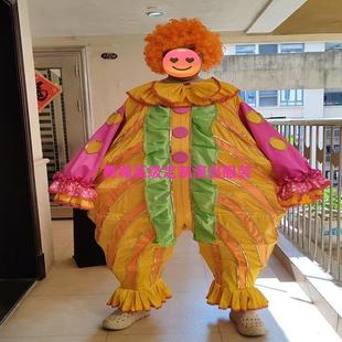 非高跷小丑演出服装海洋动物造型主题游乐园威尼斯派对巡游表演服