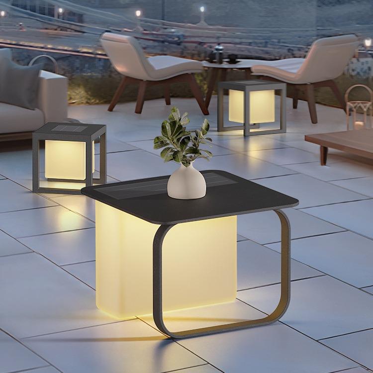 太阳能户外灯家用桌灯别墅庭院灯椅子灯花园阳台露台灯落地氛围灯