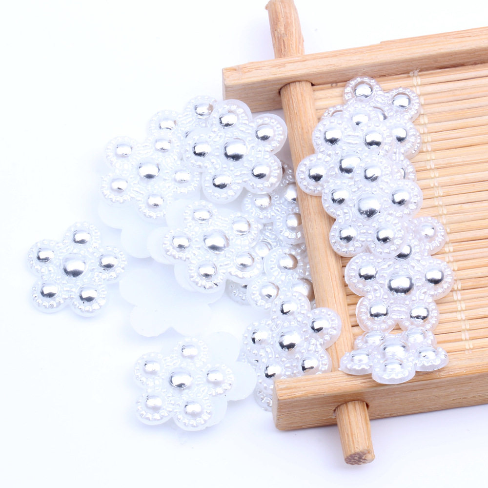 五瓣雪花18mm1000/25颗纯白米白半面珍珠DIY手机美容服装配件,饰品/流行首饰/时尚饰品新,其他DIY饰品配件,淘宝优惠券,粉丝福利购,淘宝优惠卷