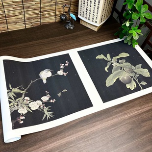 【漆画】绢布练习纸书法创作书法用品书法练习纸文房四宝练字长卷