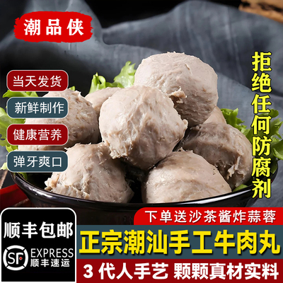 牛肉丸正宗潮汕【顺丰冷链包邮】