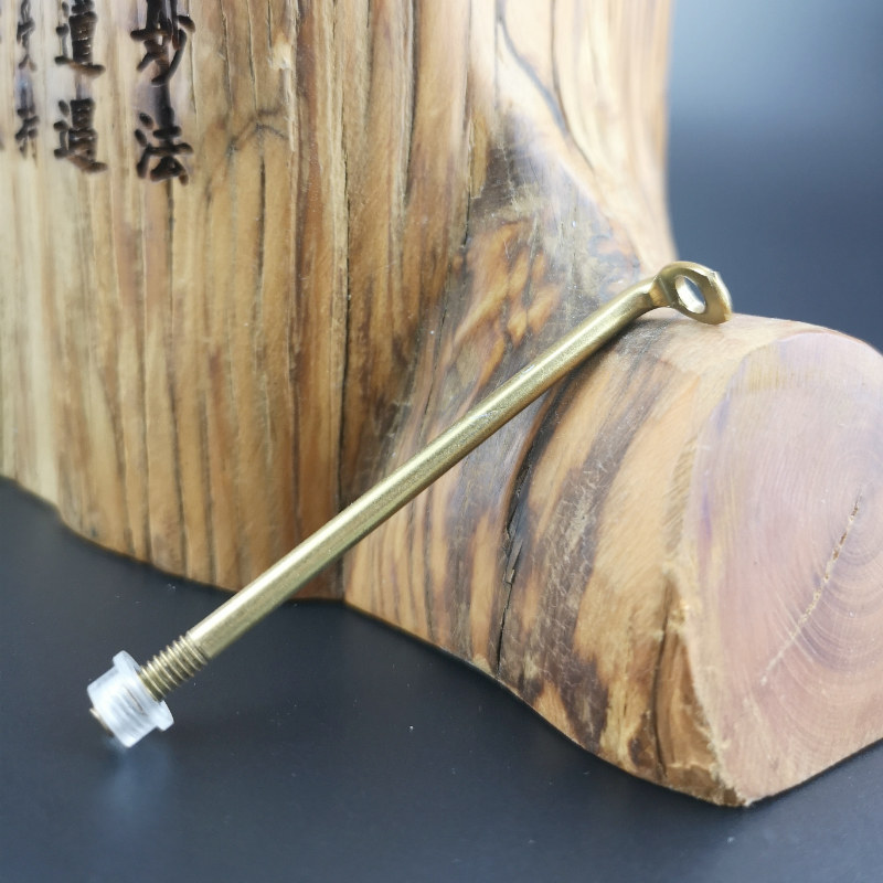 新款L型不锈钢螺杆丝杆亚克力通牙预埋螺母背发光字安装支脚配件 - 实物图