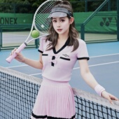 运动新品 CHOPCHOP 澳网千金 运动防走光针织连衣裙高尔夫网球