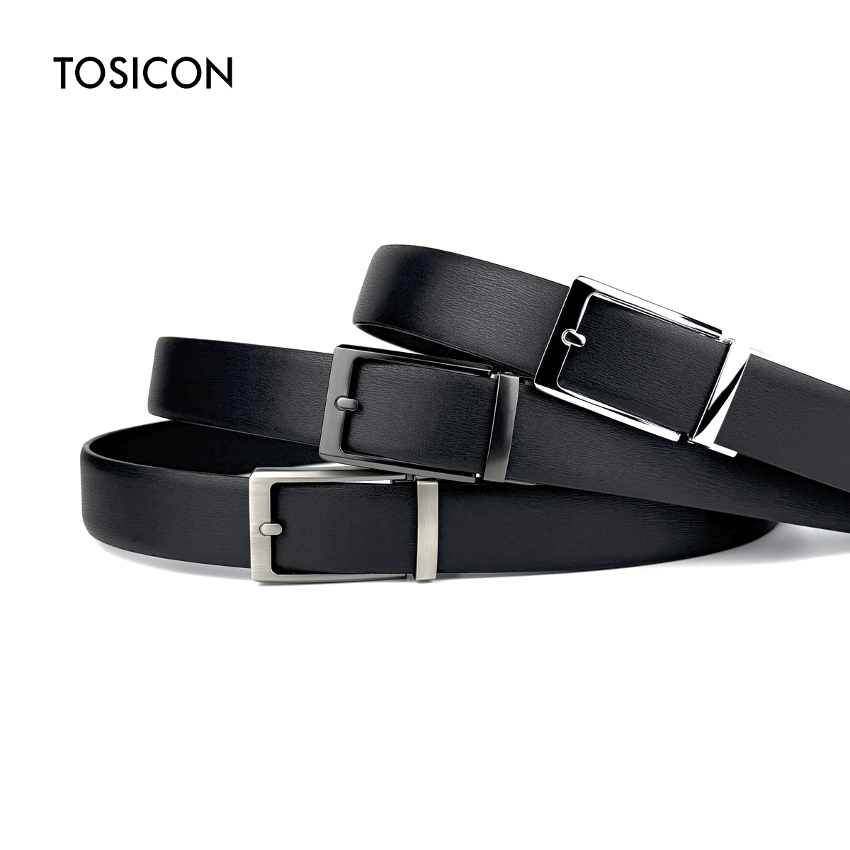 TOSICON皮带男款自动扣商务腰带