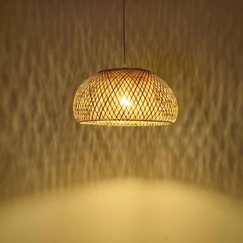 日式吊灯榻榻米灯竹编织灯罩竹艺民宿茶室民宿禅意仿古中式饭厅灯,家装灯饰光源,酒店/宴会厅/餐饮吊灯,淘宝优惠券,粉丝福利购,淘宝优惠卷