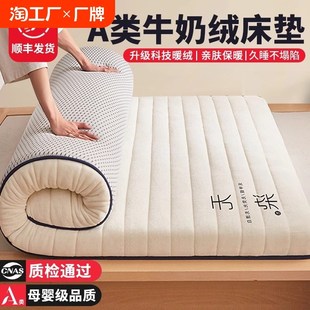 床垫软垫家用卧室牛奶绒床褥垫冬季加厚褥子学生宿舍单人租房专用