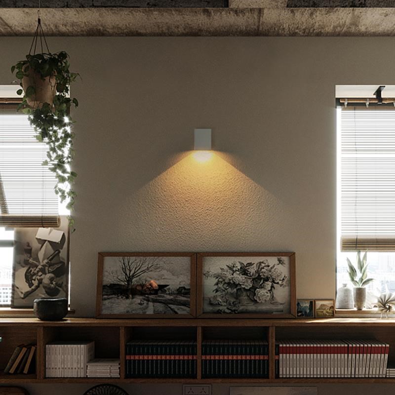 壁灯户外防水庭室外洗墙院682阳台LE别墅D露台客厅极简计师款设超