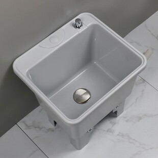 拖把池家用塑g料水池槽阳台卫生间可移动拖布倒水池高脚洗墩布池