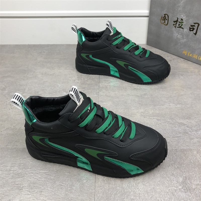 冬季加绒保暖时尚运动休闲鞋韩版百搭厚底增高老爹鞋网红潮流男鞋