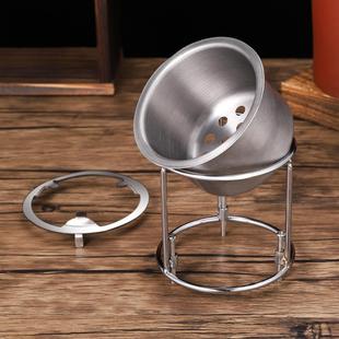 围炉煮茶铁支架炉架耐高温炭火炉架子隔热三角桌面咖啡固定加热