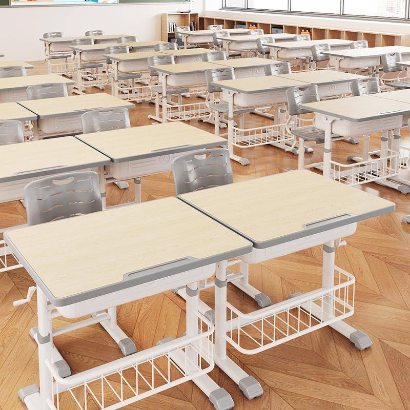 儿童学习桌小学生写字作业书桌可升降简约小孩桌子家用课桌椅套装