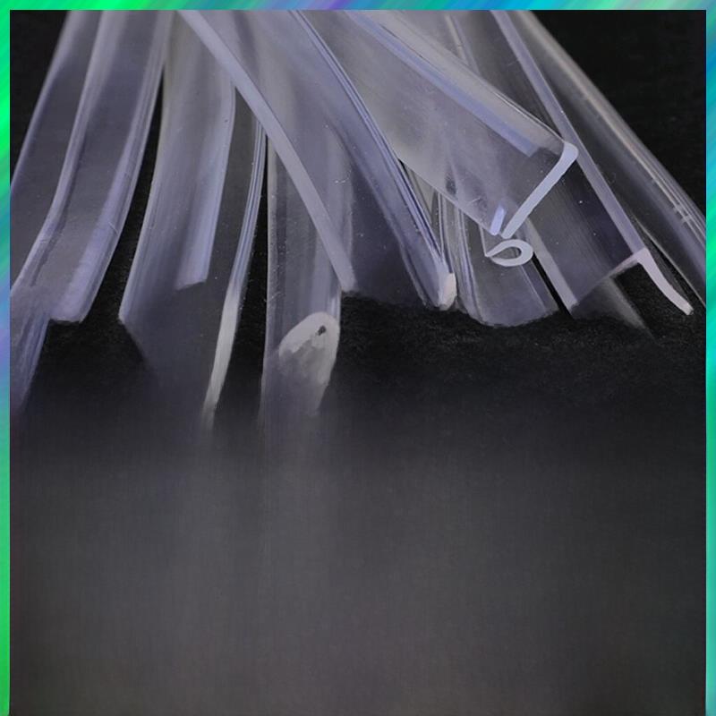 u型透明橡胶封边条玻璃钢板不锈钢封边铁片保护Pvc防割手胶