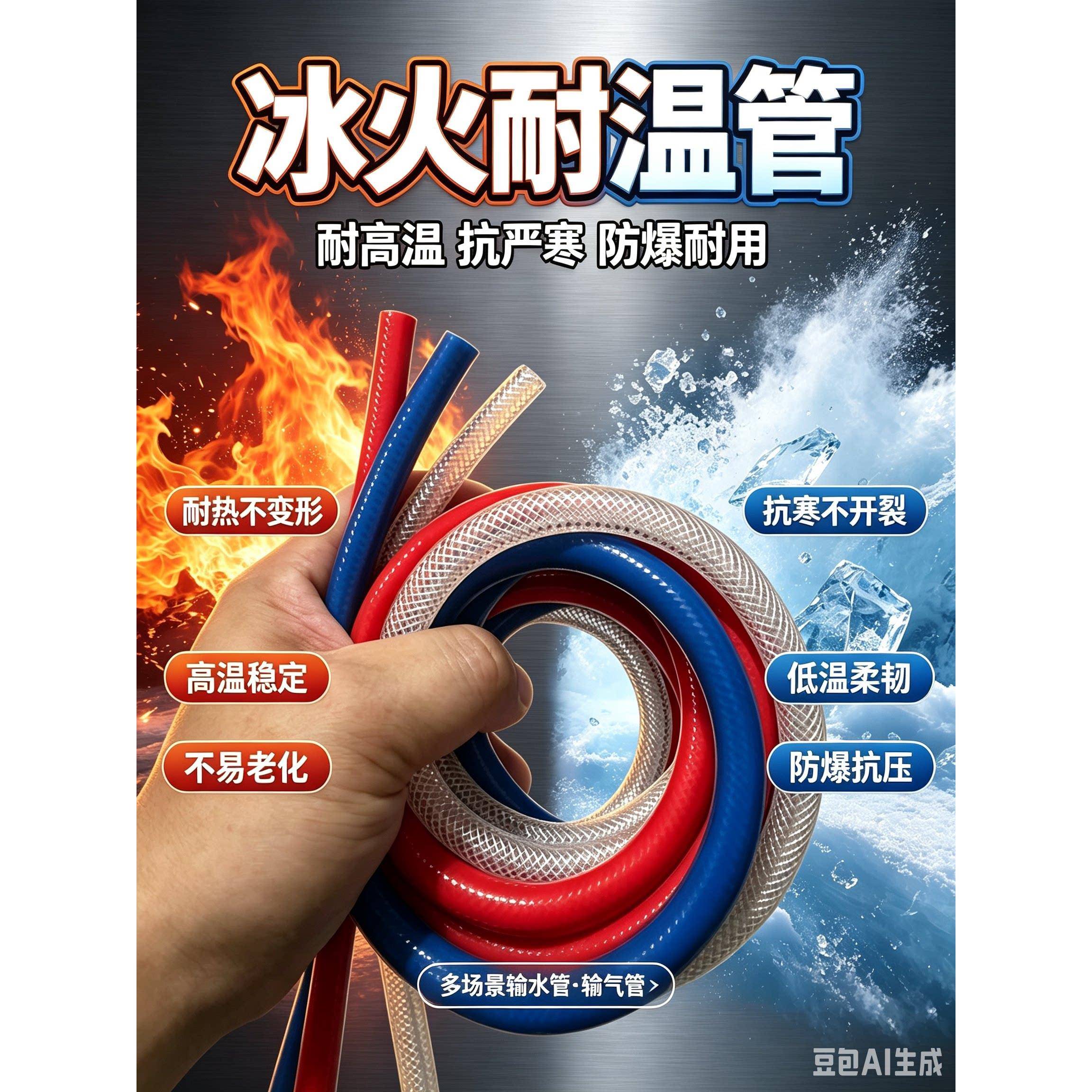 PU夹纱防老化耐高压气管橡塑风管气动软管气泵空压机防爆气线管子