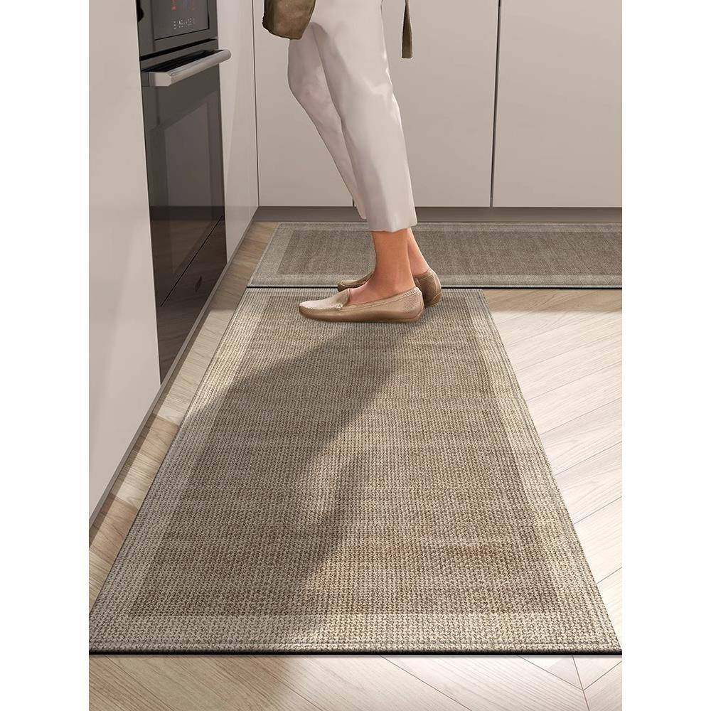 新款厨房地垫进门口防滑防油防水可擦免洗耐脏脚垫子长条玄关地毯