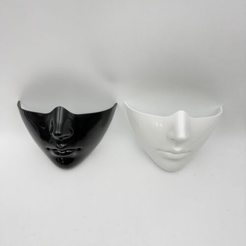 赛博朋克仿生半脸面具万圣节
