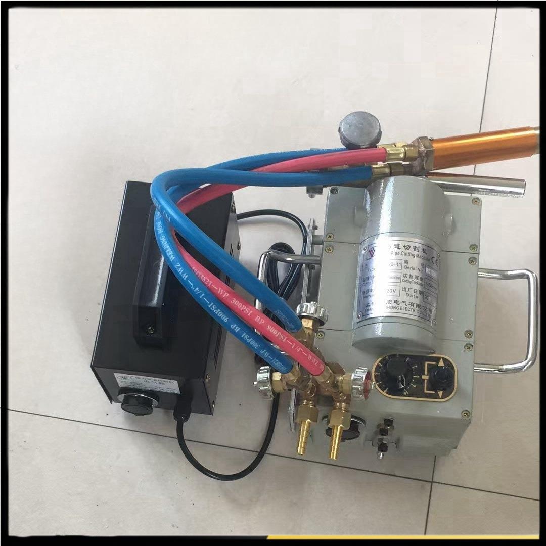 手摇链条式切割机 磁力火焰切管机 半自动火焰坡口机