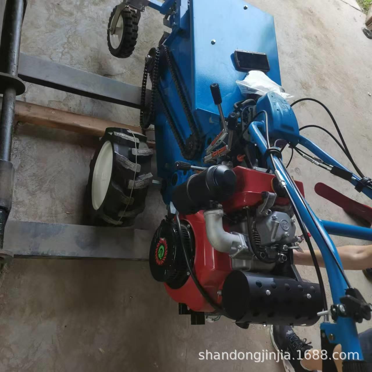 手扶工程管道链条开沟机山地硬地斜坡地挖槽机开沟深度可调挖沟机