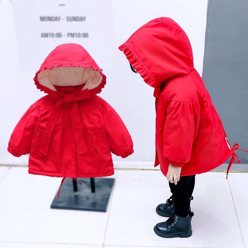 女宝宝风衣春秋装2021新款女童中长款加绒婴儿外套小女孩冬装上衣,童装/婴儿装/亲子装,普通外套,淘宝优惠券,粉丝福利购,淘宝优惠卷