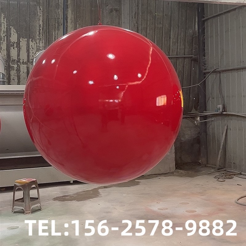 玻璃钢圆球雕塑 商场室内装置摆件 户外景观广场墙体星球模型定制