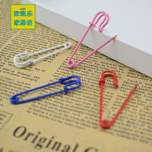 彩色超大别针 加厚披肩毛衣扣简易大别针安全别针胸针 日韩别针扣