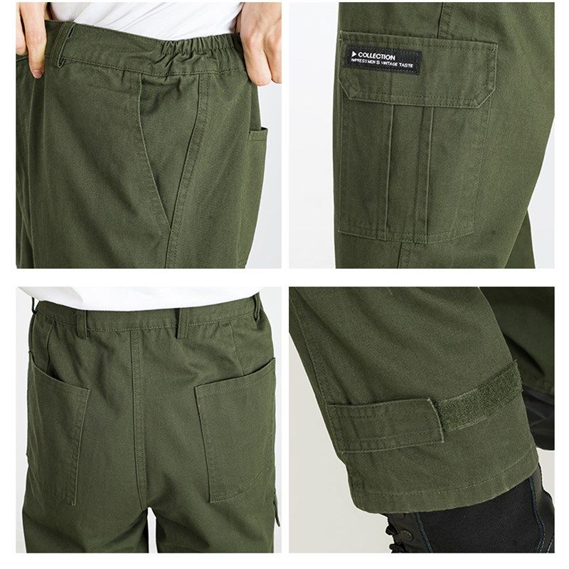 劳保裤男宽松多口袋直筒裤秋季建筑工人干活纯棉电焊防烫耐磨工装,男装,工装制服,淘宝优惠券,粉丝福利购,淘宝优惠卷